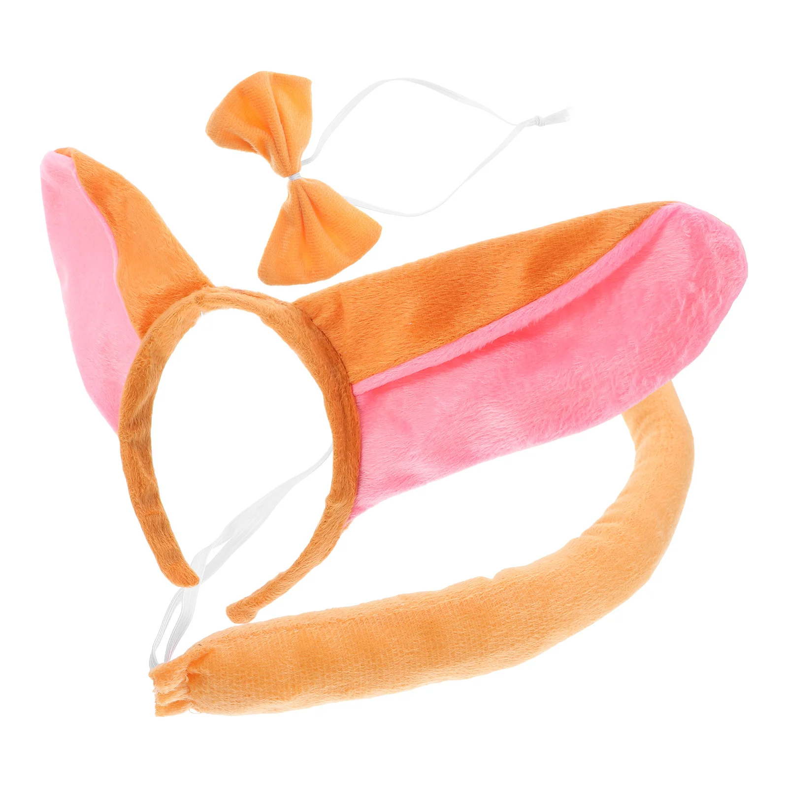 مجموعتان من أزياء الحمار للأطفال وعصابة رأس وذيل وربطة عنق على شكل حيوانات للحفلات التنكرية للهالوين زي حمار للأطفال