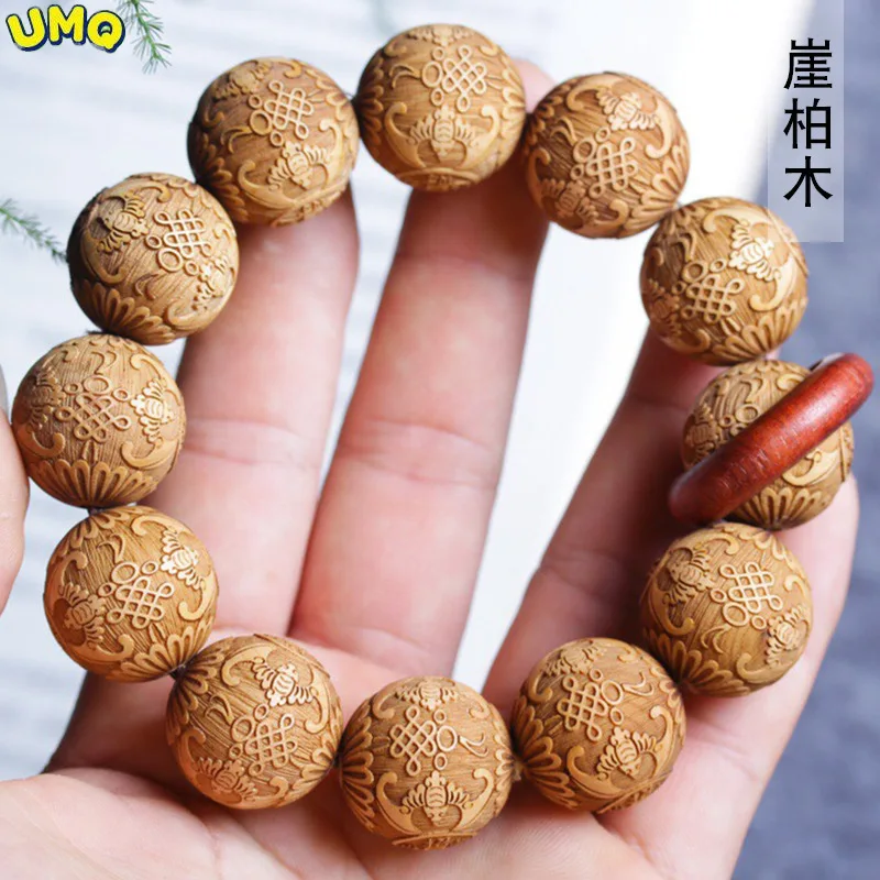 

Yabai Full Carving Blessing In Front Of The Horse Running Ring Hand String 2.0 × 12 Male And Female Stationery Decorative Beads