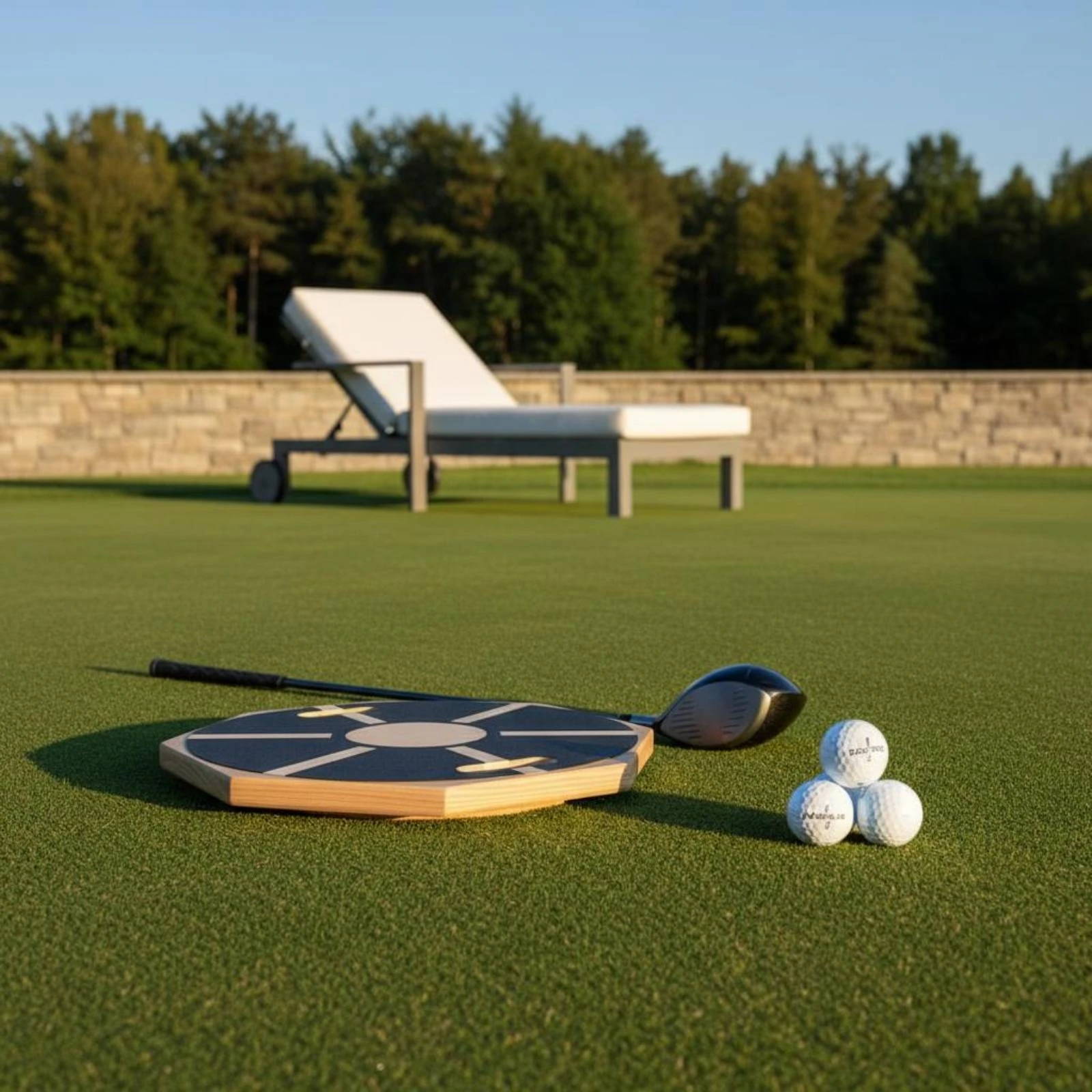 Afbeelding 3: Golf Gewichtsoverdrachtsbord Anti-Backswing Design Golf Swing Balance Board Sporttrainingsuitrusting Stevige houten constructie