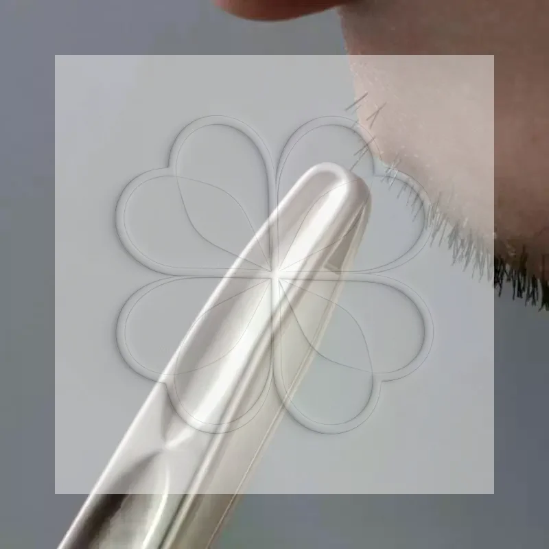 Premium Round Head Tweezers For Eyebrow & Facial Hair Removal Seamless Clips Short Hair Precision Beard Clip
