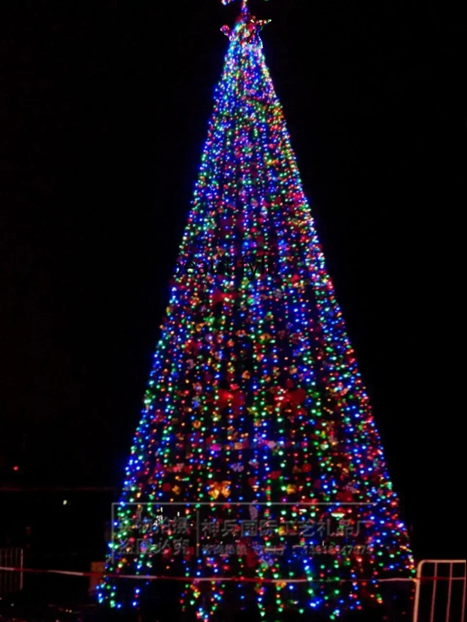 

Large Christmas tree outdoor Christmas decoration tree A48