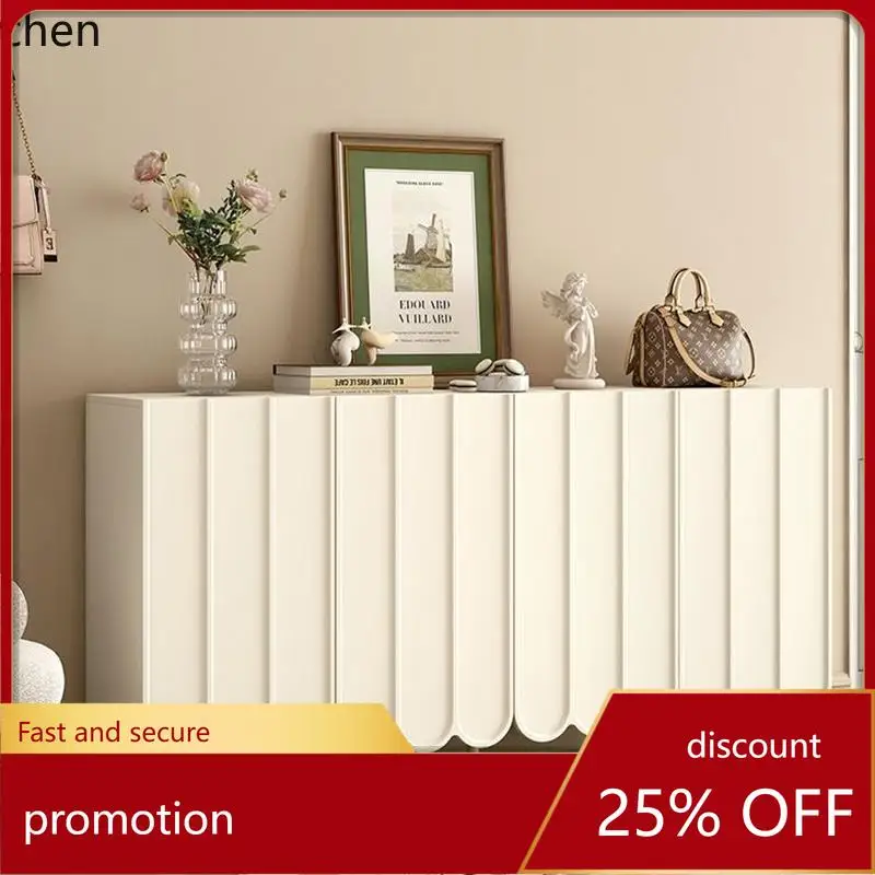 HT light luxury household door against the wall to enter the house, simple large-capacity cabinet
