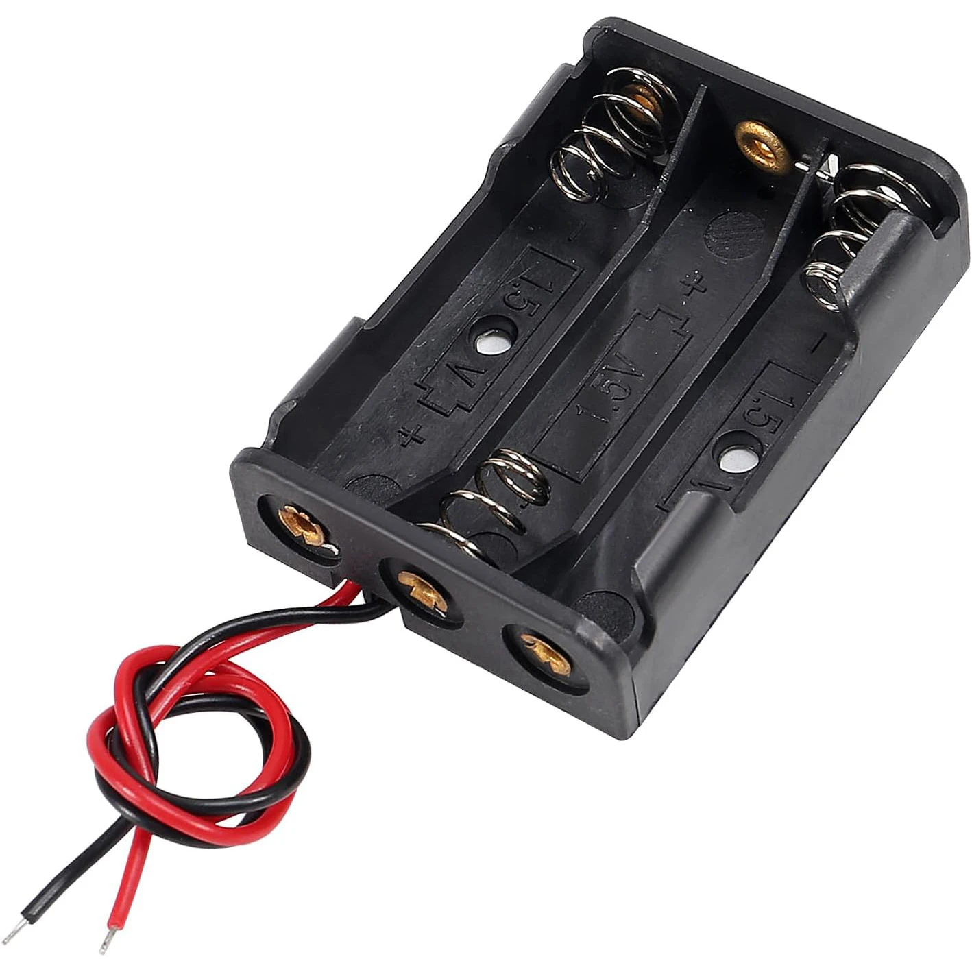 10 قطعة حامل بطارية AAA 3X 1.5 فولت AAA بطارية الطاقة صندوق بلاستيكي مع سلك ينطبق على لعبة إلكترونية الأجهزة المنزلية عن بعد #5