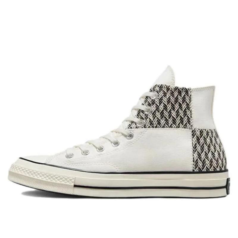 Converse Chuck Taylor Al1 star 1970s anti drip, wear-resistant, wrapped high top canvas shoes for both men and women in white