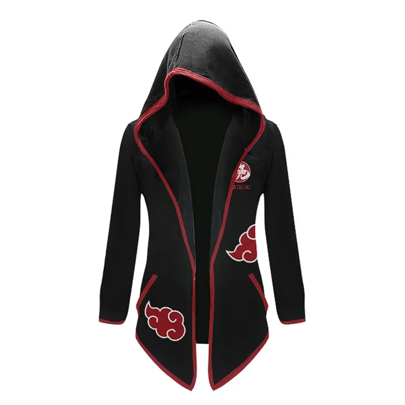 Veste de Cosplay Namikaze Minato pour Homme et Femme, Robe Tralike Akatsuki Everak, Costume d'Halloween et de Carnaval, Manteau Cape Crocheté