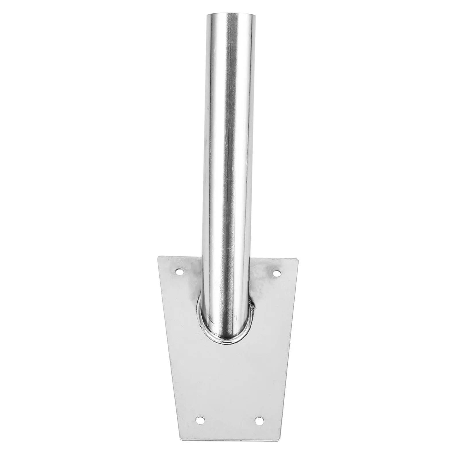 Robust Stainless Steel Flag Pole Holder Mounting Bracket Wall Or Ground Use Easy Setup Flagpole Base for Decorative Garden