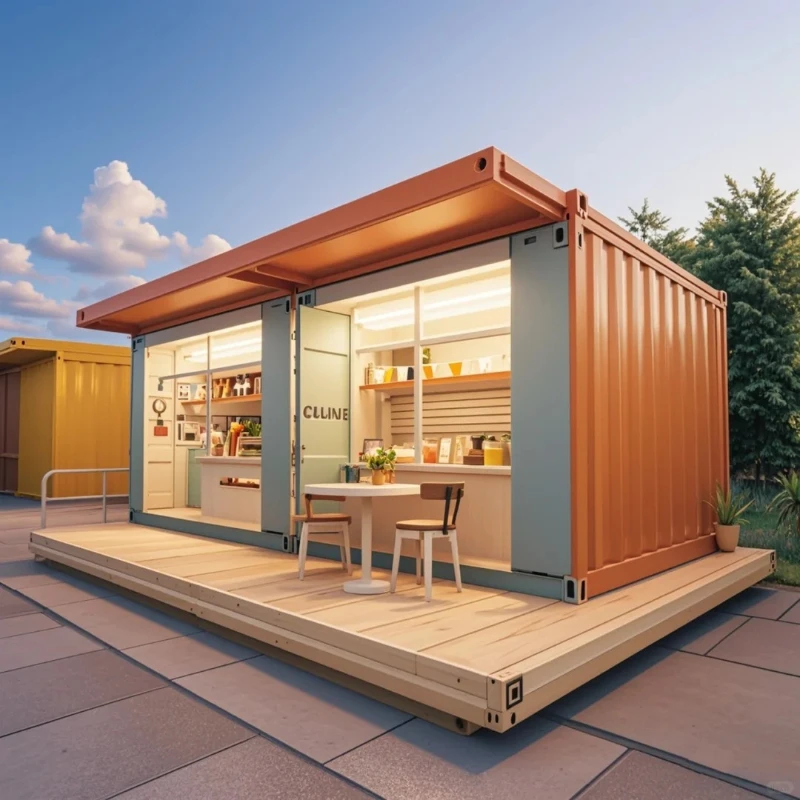 Outdoor scenic spots, movable steel structure homestays, scenic spots, nursing homes, outdoor scenic spots, movable expansion