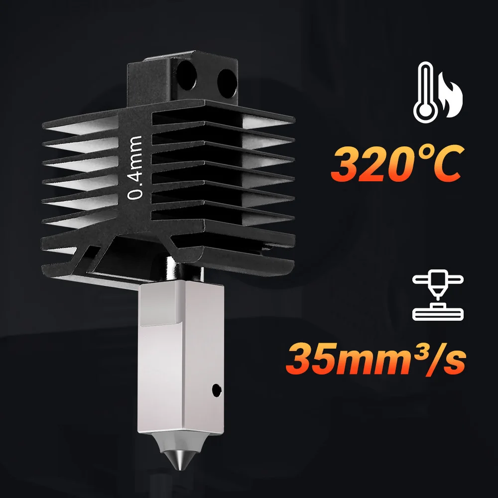 Bambu Lab X1 P1 Series 3D Printer Integrated Hotend Kit with Fan Hardened Steel Nozzle Accessories Extruder Hot End Assembly