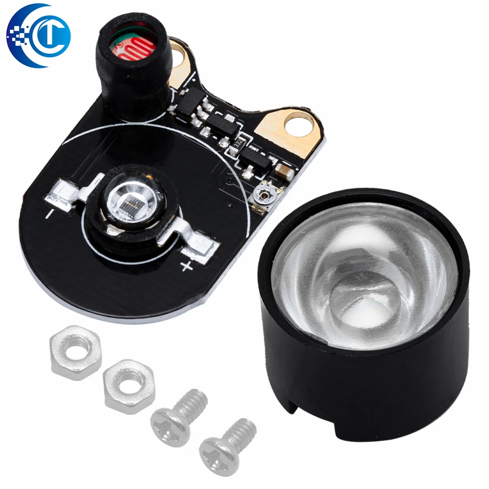 3W 850nm IR Infrared LED Fill Light Module 1 Piece Night Vision Supplementary Lamp Compatible with Raspberry Pi Camera