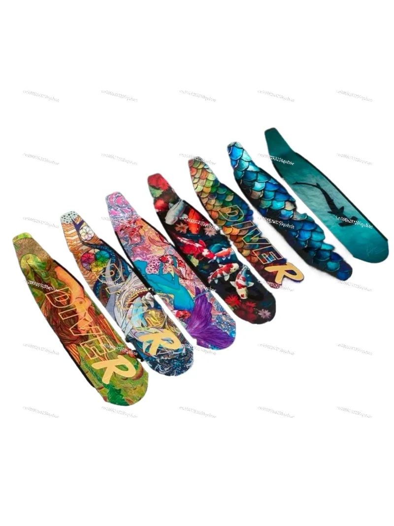 

Высококачественные длинные ласты из чистого углеродного волокна (включая чехлы для ног), высококачественные бесплатные ласты для дайвинга, рыбалки и охоты