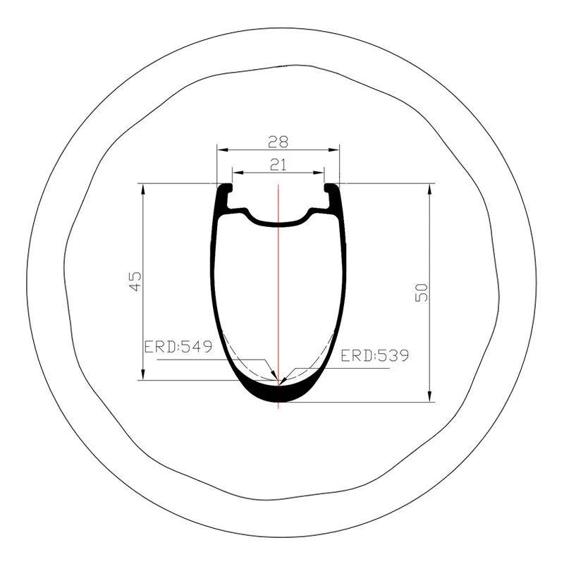 1370g 700C 45mm 50mm Wave Carbon Road Bicycle Tubeless Wheel 21mm Inner Width LG-RD02 36T Ratchet Disc Brake 24H 24 Holes Rings