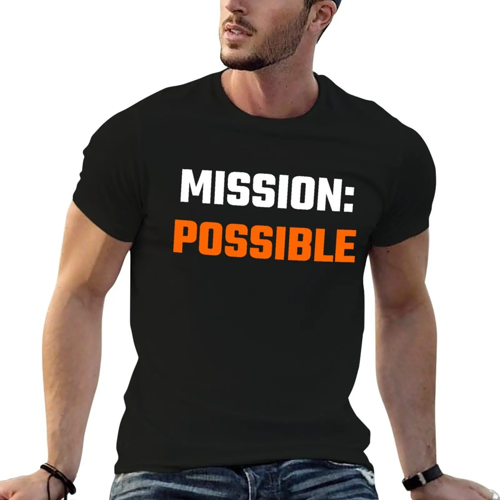 T-Shirt Mission Shirt Mögliches lässiges Anime-T-Shirt für Männer