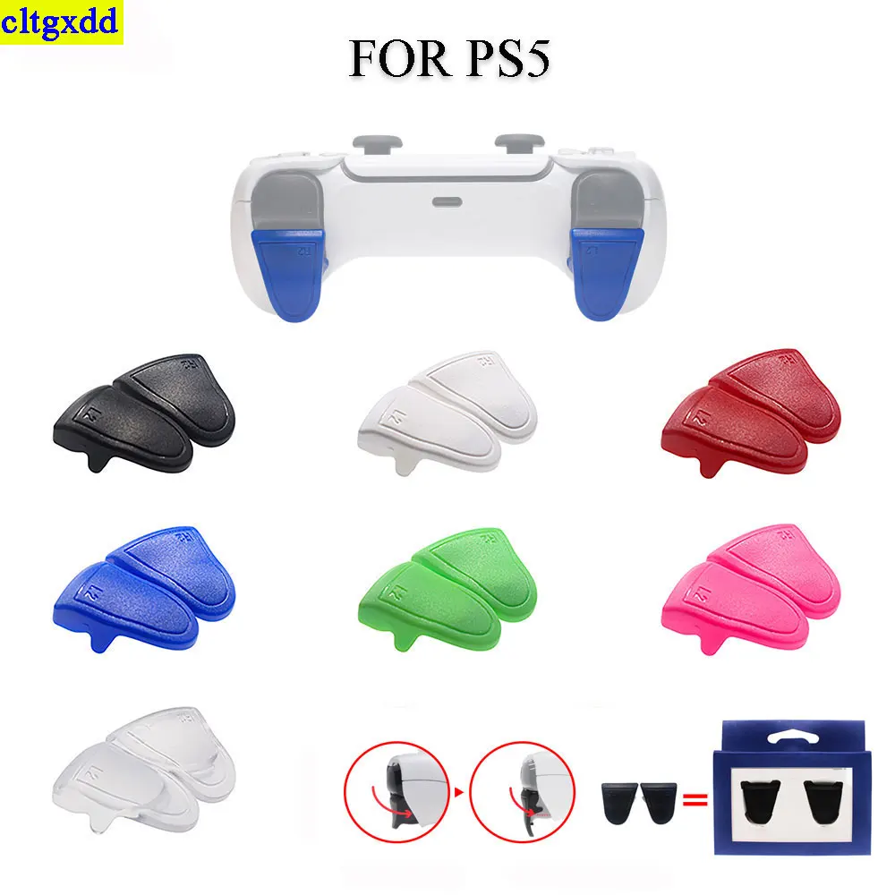 

1 set FOR PS5 controller trigger stop auxiliary button Game handle extender trigger button replacement