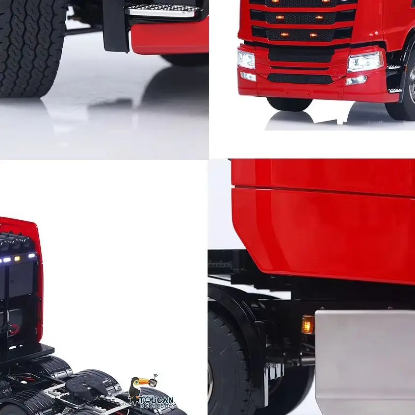 

8X8 770S 1:14 RC Трактор Грузовик Модель автомобиля с дистанционным управлением Металлическая коробка передач с раздаточной коробкой 3-скоростная коробка передач Звуки света