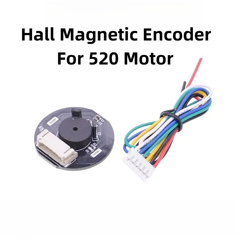 DC3.3V-5V Hall Magnetic Encoder AB Two-Phase DC Motor Speed Code Disk Direction Sensor For 370/520/540/550/555 DC Motor