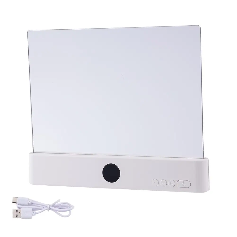 Tablet Reading Light LED Flat Night Vision Reading Lamp USB Rechargeable Portable Lamp For Dormitory Bedroom For Students Gift