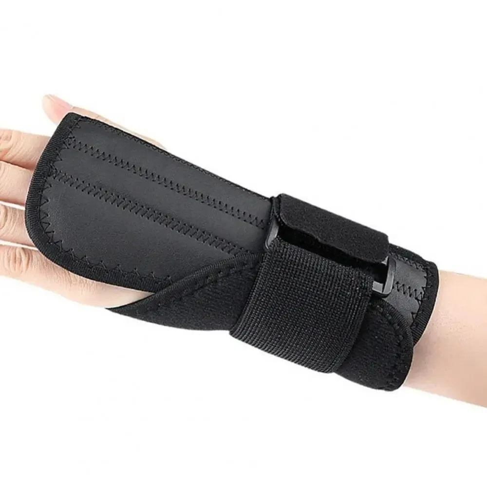

New Black Wrist Brace Adjustable Compression Wrist Support Aluminum Plate Soft Splint Stabilizer Secure Fastening