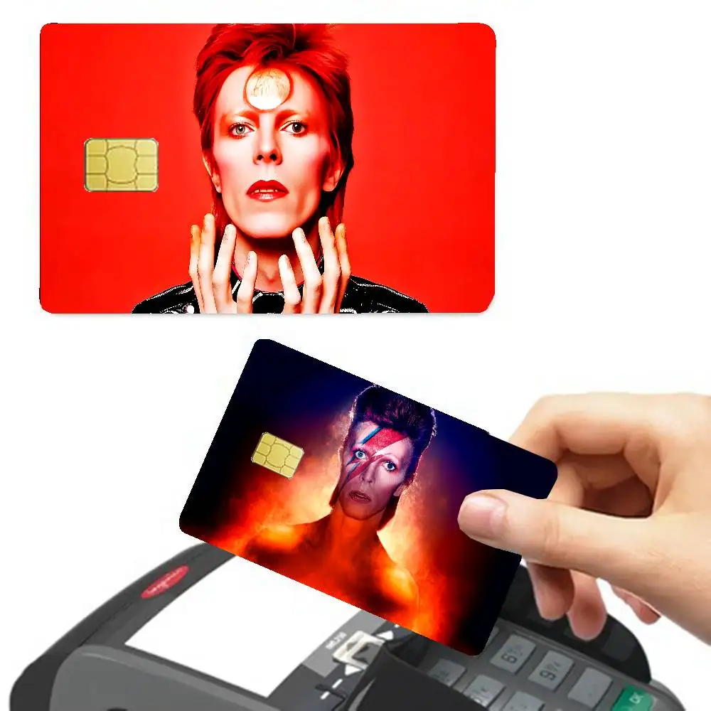 Hot Singer D-David B-Bowie 100% Hot Sale Amine Credit Debit Bank Card Bus Card Film Skin Sticker