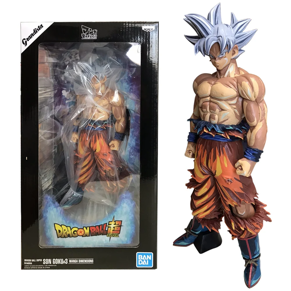 Dragon Ball Sun Wukong Anime Document Painting, Anime Action Figure Collection, Grand Modèle, Jouet Cadeau, exposée des Soldats, 30cm, Gratuit