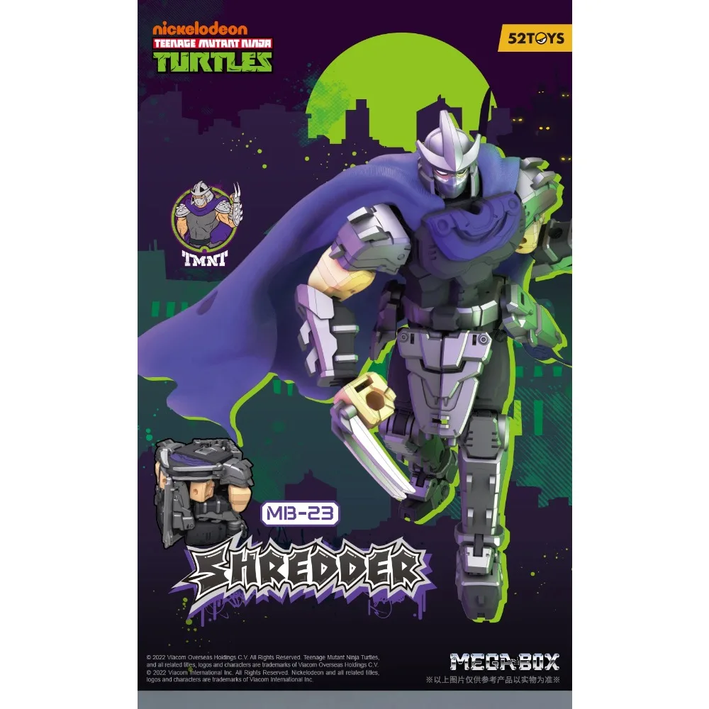 52TOYS MEGABOX MB-23 SHREDDER, Deformation Toys Action Figure