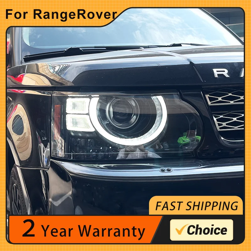 

Car Lights for Range Rover 2005-2013 LED Auto Headlight Assembly Upgrade Defender Design Projector Lens Lamp Tool Accessories