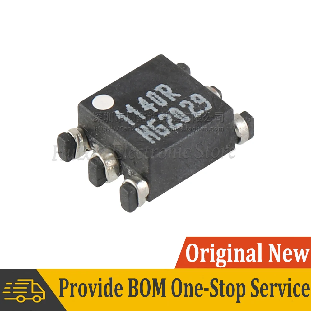 2pcs SMD04H1140R SMD SMT Surface Mount Current Sense Transformer 600uH 15A Sensor Detect Turns Ratio 1:1:50