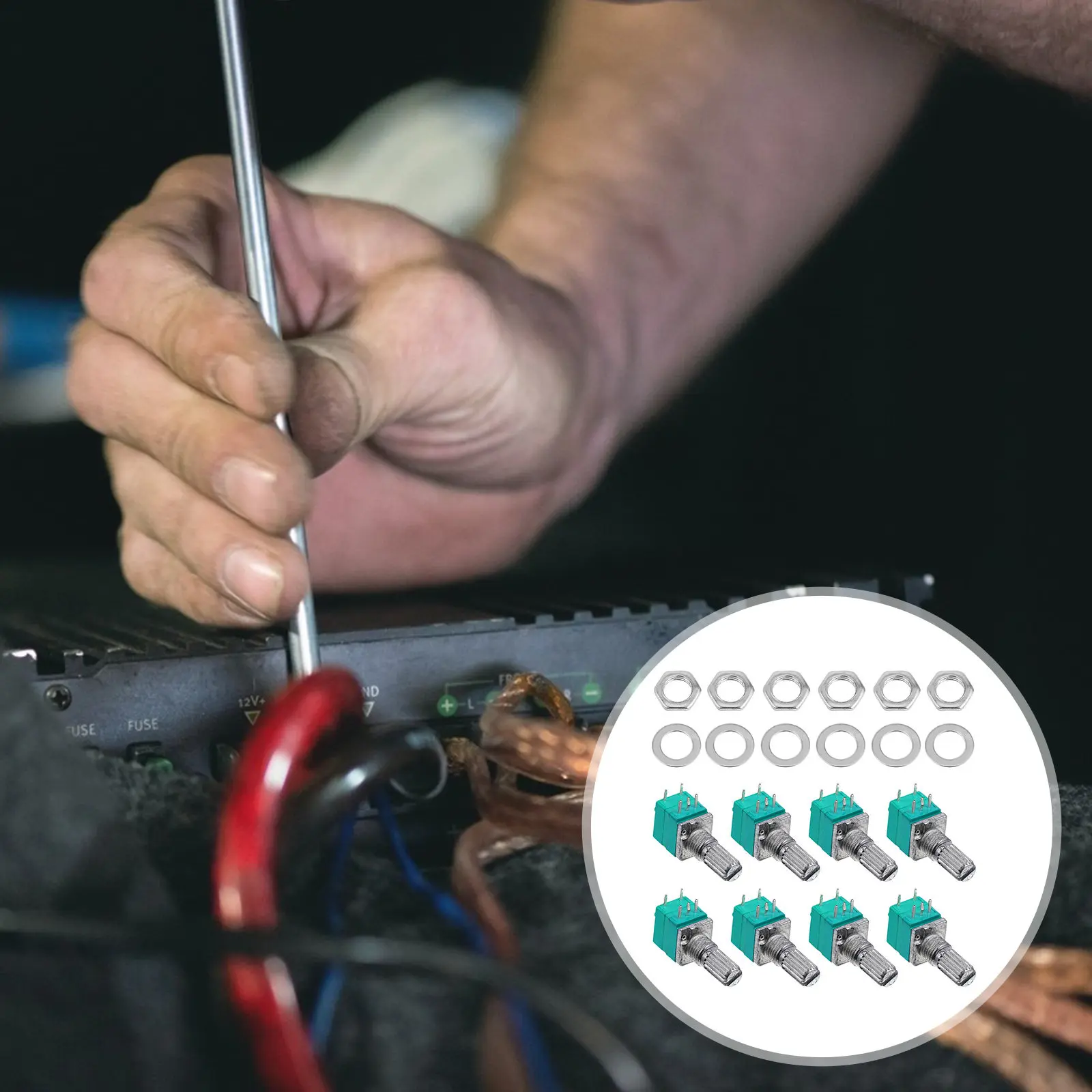 10Pcs 5-Pin 5K Pote…