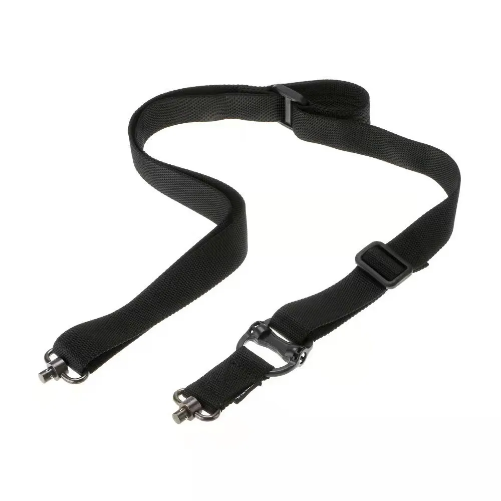 Quick Release MS4 Single Point Rifle Sling Tactical Adjustable Quick Detach QD Metal Swivel 2 Point Multi Mission Rifle Sling