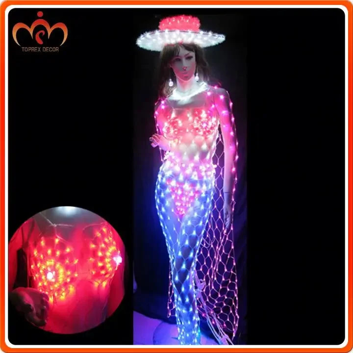 New Design Bikini Net Waterproof Durable Led Lights For Sex Model Girl