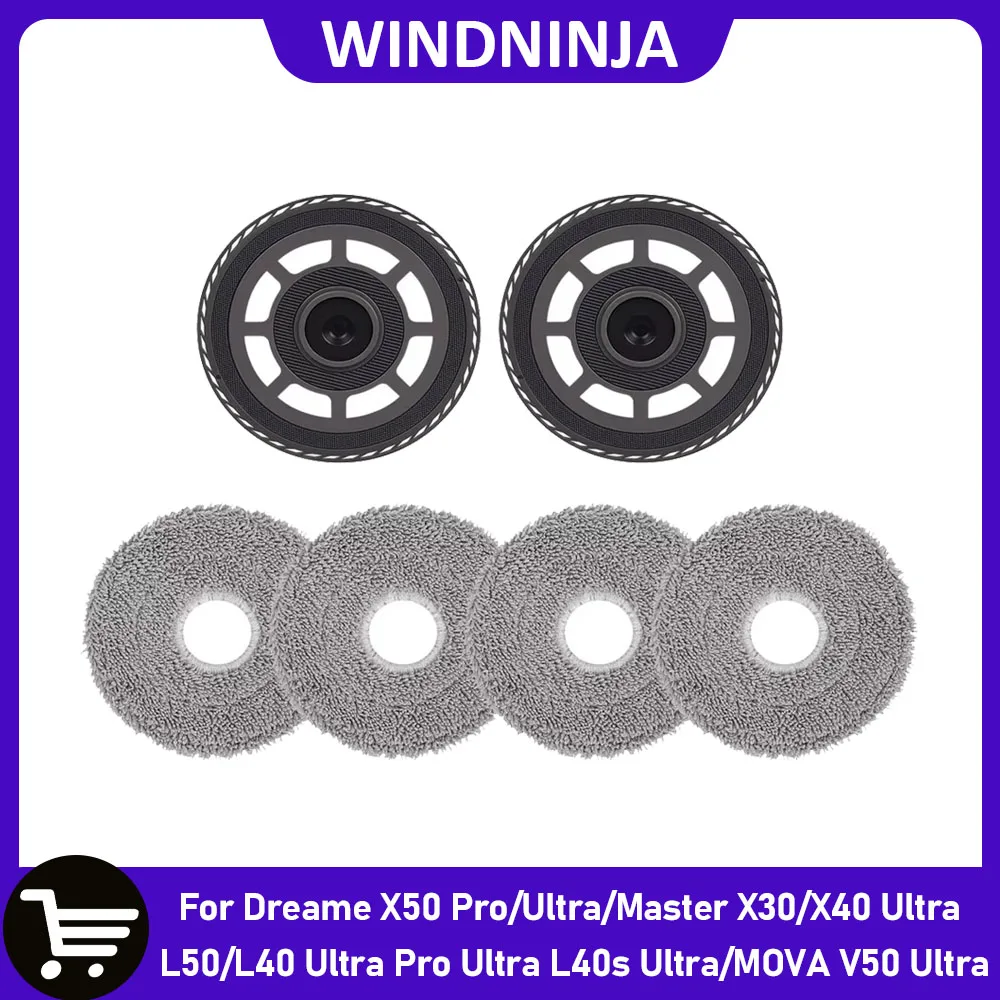 Mop Pad Bracket Kit For Dreame X50 Pro/X50 Ultra/X50 Master/L50 Pro Ultra/L40S Pro Ultra/L40s Ultra/MOVA V50 Ultra Vacuum Cleane