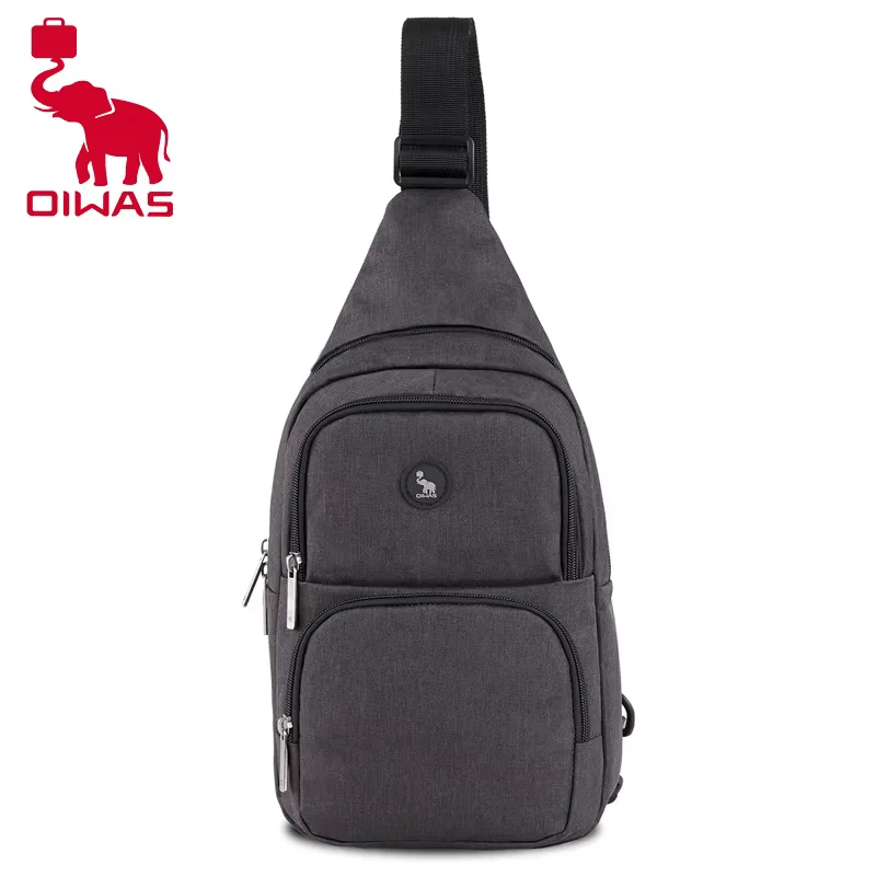 OIWAS-Bolso de pecho para hombre, bandolera informal multifunción, bandolera cruzada para hombre, bolsa de mensajero deportiva de viaje