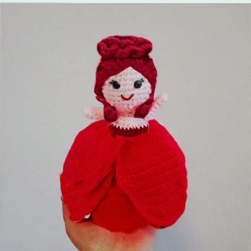 DIY Magic Dolls for Children Emotional Soothing Valentine's Day Creative Gift Roses/carnations Flowers Turn Fairy