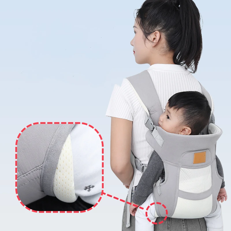 Outward Baby Carrier Suitable for Infants Aged 0-24 Months Backpack Carrier Single Shoulder Universal for Both Shoulders