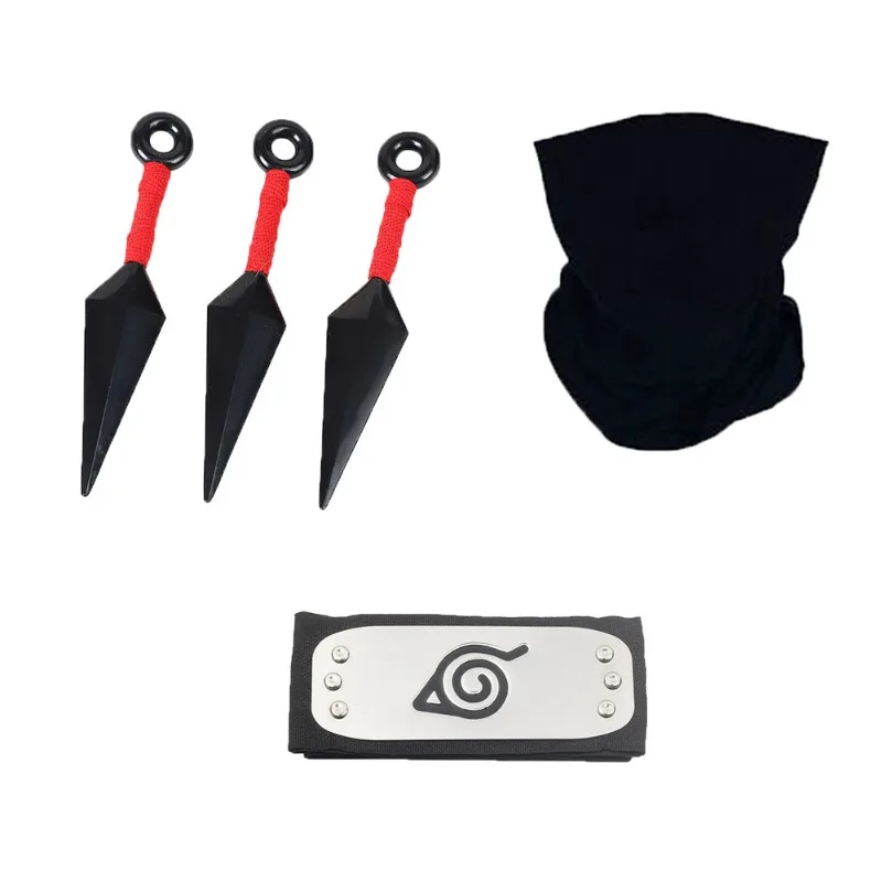 1 Stück Naruto Cosplay Zubehör Ninja-Tasche Kunai Shuriken Requisite Akatsuki Kakashi Halskette Actionfigur Geschenk Anime Geburtstagsgeschenk – Detail 3