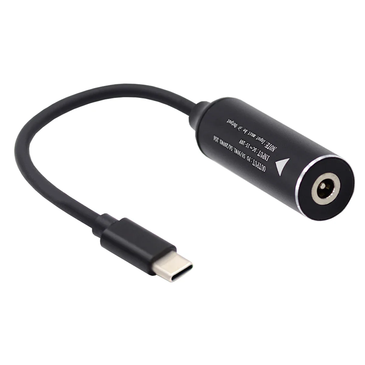 DC zu Typ C Stromkonvertierung Typ-C-Aufladung PD65w DC-Buchse auf C-Stecker Adapterkabel 5 V/9 V/20 V DC auf Typ-C DP-Adapterkabel