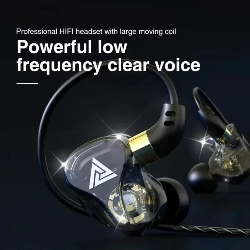 High Quality HiFi Wired Earphone Gaming Specific Headphones Bass Stereo Noise Cancelling Headset 3.5MM In Earbuds Ear With Mic