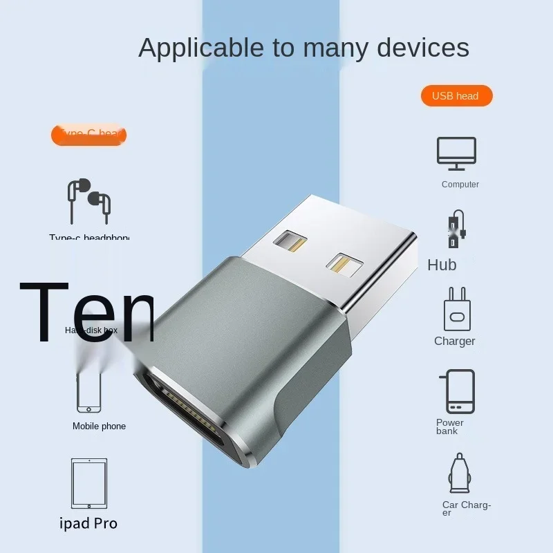 Mini Aluminium Usb Revolution Type-C Vrouwelijke Adapter Type-C Vrouw Naar Usb Adapter Een Revolutie Naar C Vrouw