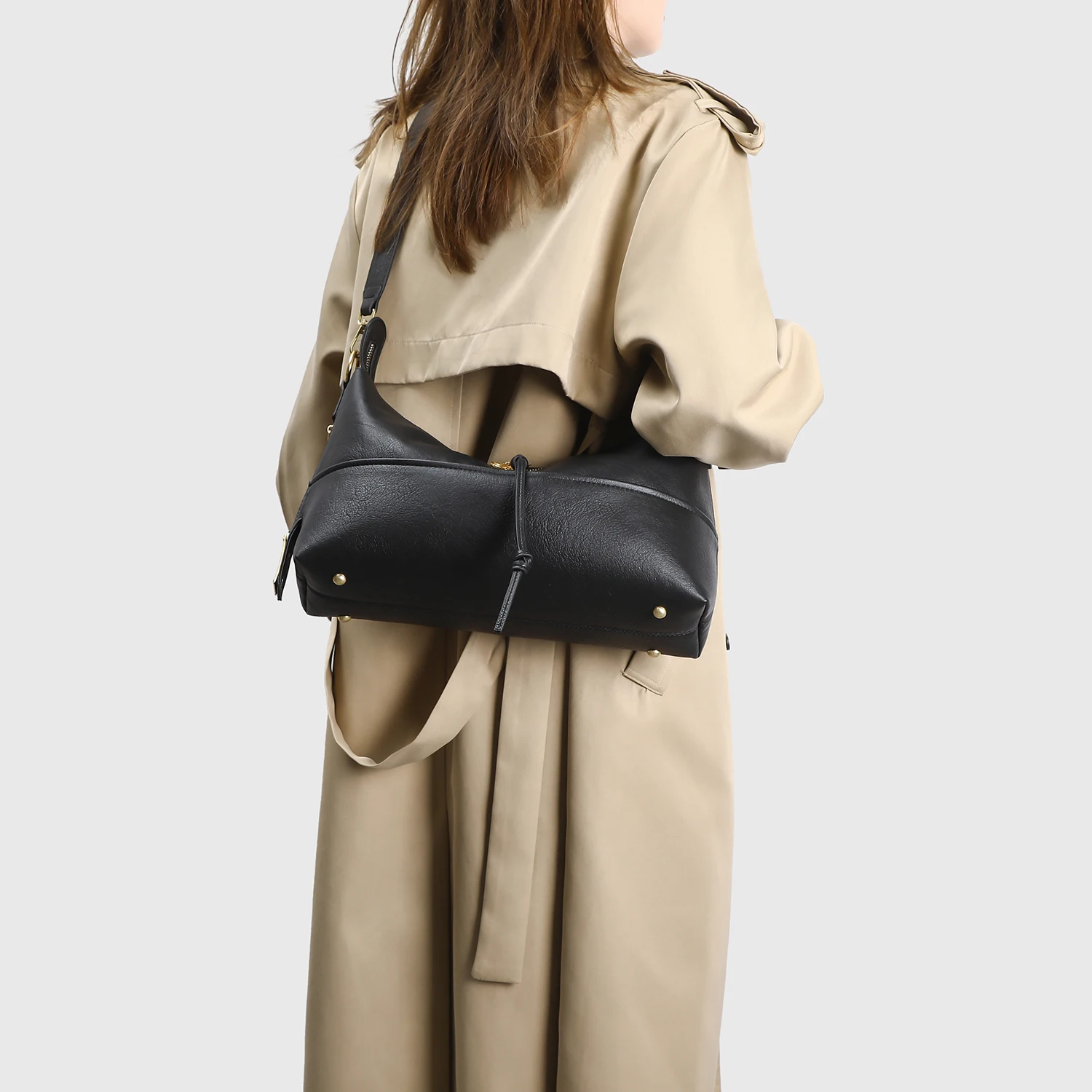 2026 موضة جديدة عالية الجودة لينة بولي Leather الجلود سعة كبيرة التنقل الإبط حقيبة يد عادية تنوعا حقيبة كتف الاستخدام اليومي