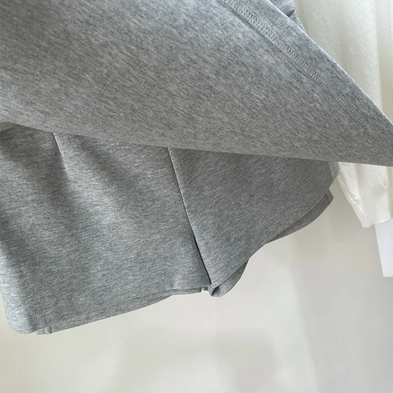 Primavera Estate ort Gonna Pantaloni Donna Spor Dimagrante Gamba Allungamento Faionable f Gonna Lettera Modello Sexy Sle