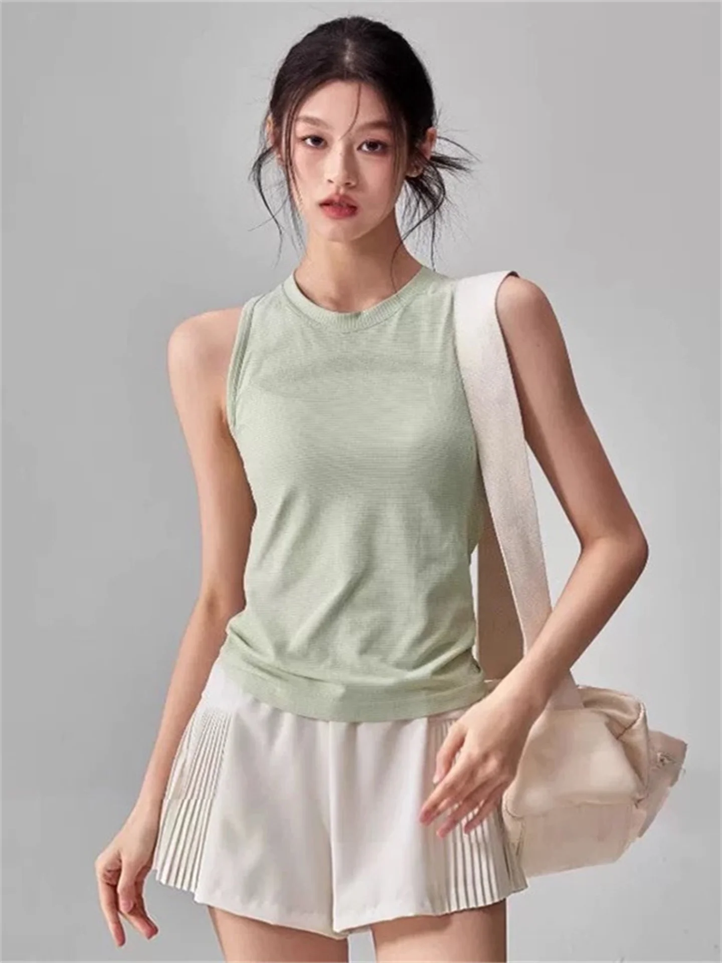 

Qui Dry Thin Yoga Vest Women's Elastic Slimming Running Sl Svel Sports Fitn T-irt Top Breathable Comfortable