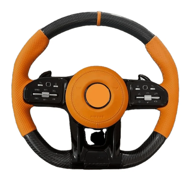 

For New Carbon Fiber Steering Wheel For Mercedes Benz AMG W204 W205 W211 W203 W212 W176 W213 Cla W210 W124 W177 W221 A C E S Cla