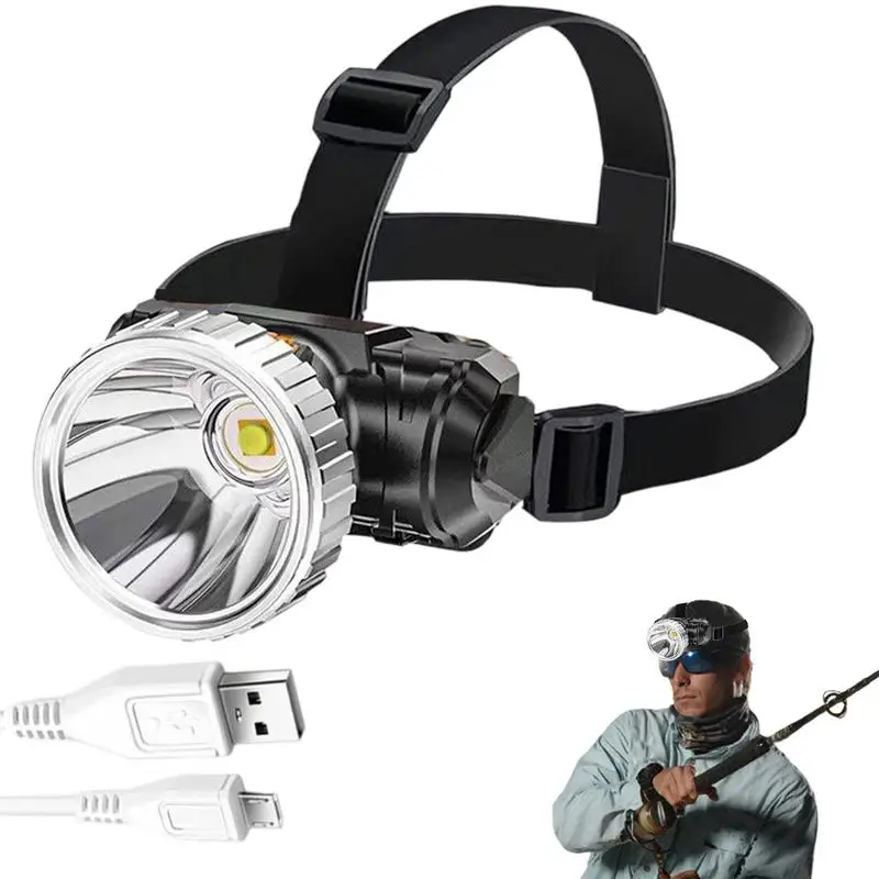

Headlamp Rechargeable USB Rechargeable Work Light High Brightness Portable Camping Gear Multifunctional Outdoor Lighting For