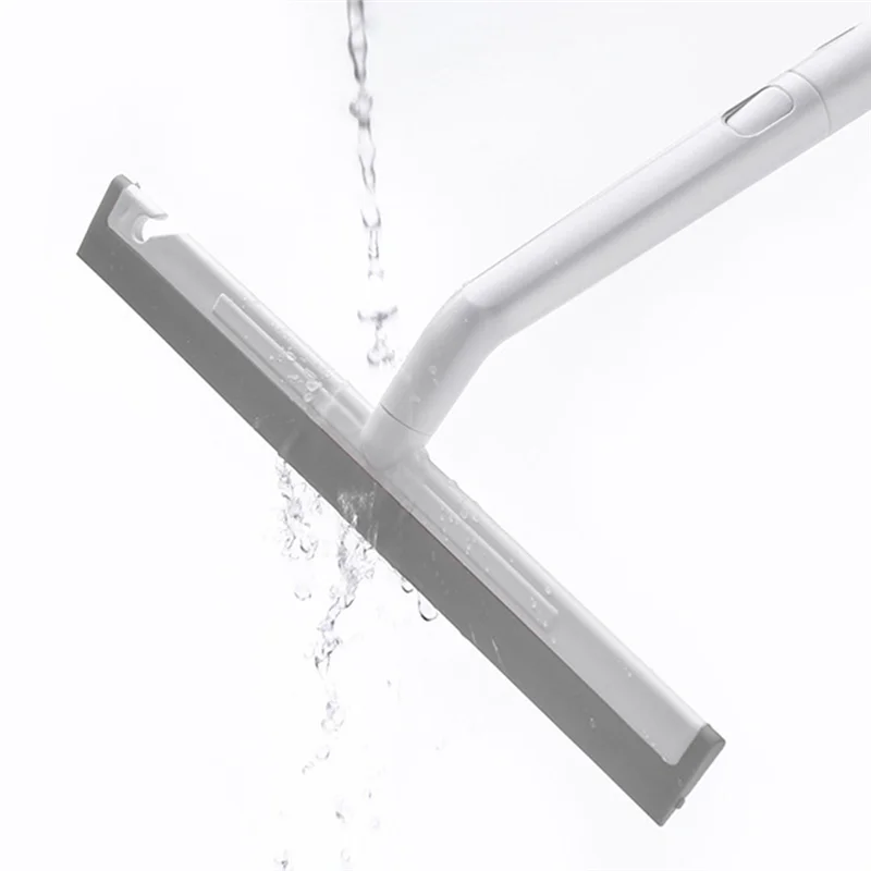 A59E-28Cm Silicone Broom Lengthen Floor Cleaning Squeegee New Glass Scraper Pet Hair Dust Brooms Bathroom Floor Wiper
