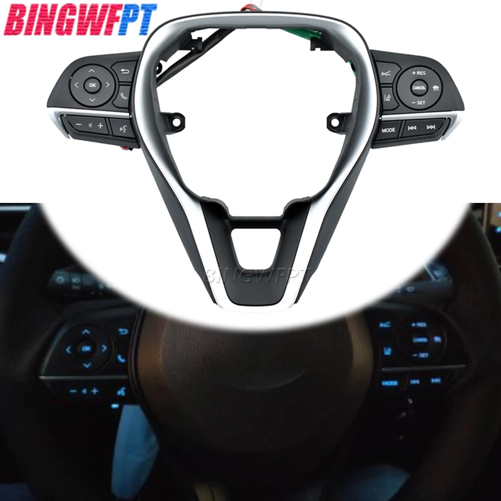Car Steering Wheel Cruise Control Button Switch Steering Shift Switch For Toyota Corolla Levin RAV4 RAV 4 2019 2020 2021 2022