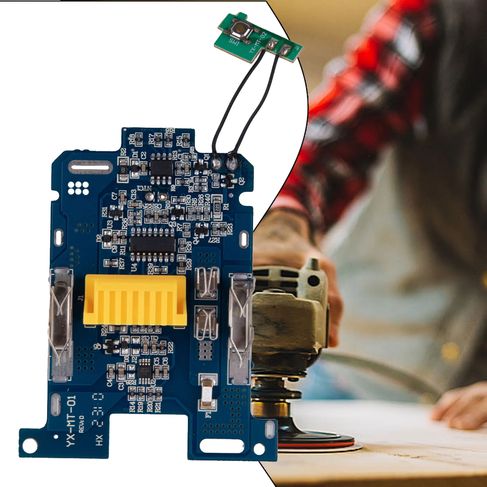 Para PCB de protección de carga de 18V para baterías de iones de litio BL1815 BL1830 BL1840 BL1850 BL1860B con mecanismos de seguridad efectivos