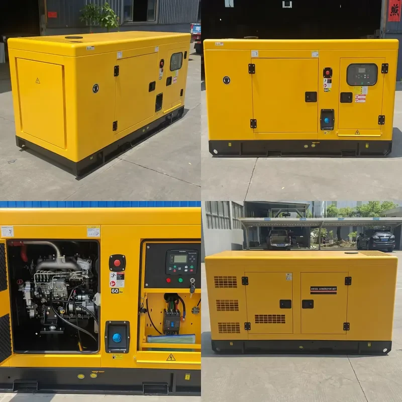 Power 30kva 40kva 50kva Generator 50kw Silent Type Electric Genset Price for Sale with 3phase 50h/60hz