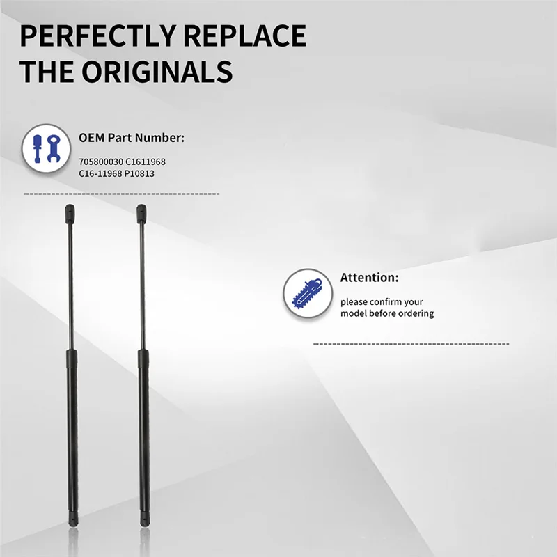 نافذة أمامية رفع دعم دعامات الغاز استبدال الصدمات ل Can Am Defender Hd10 Hd5 Hd8 Max Pro 2016-2021 705800030 C1611968 #4