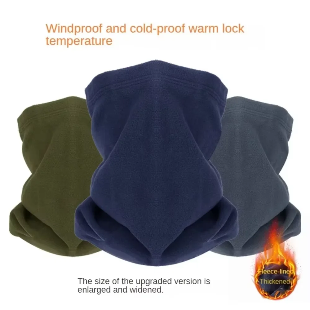 1×Winter Neck Gaiter Fleece Warm Neck Warmer Men Women Thick Windproof Ski Mask Cover for Cycling Riding Outdoor Cold Protection