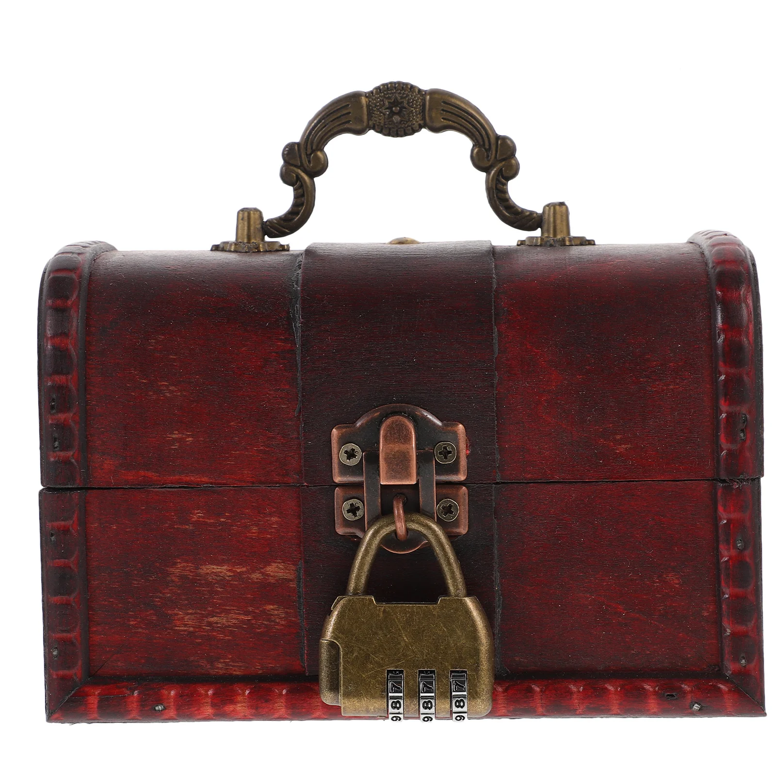 

Винтажная шкатулка для драгоценностей с замком, деревянный футляр для хранения ожерелья, колец, серег, брелок, органайзер, декоративная коробка, подарочная упаковка