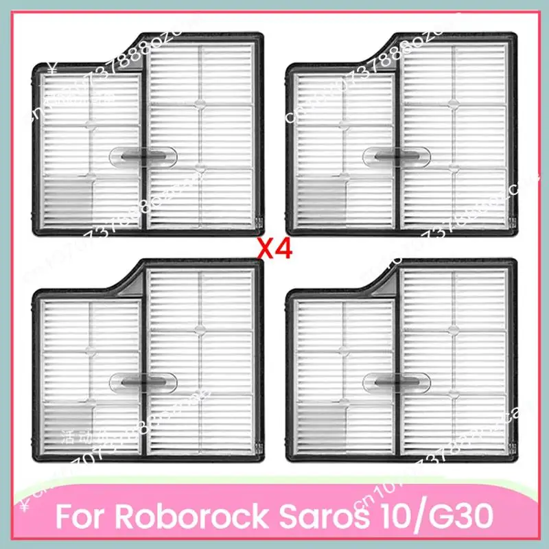 A26p 4 pçs filtro hepa substituição forroborock saros 10/g30 aspirador de pó acessórios filtro lavável filtros de alta eficiência